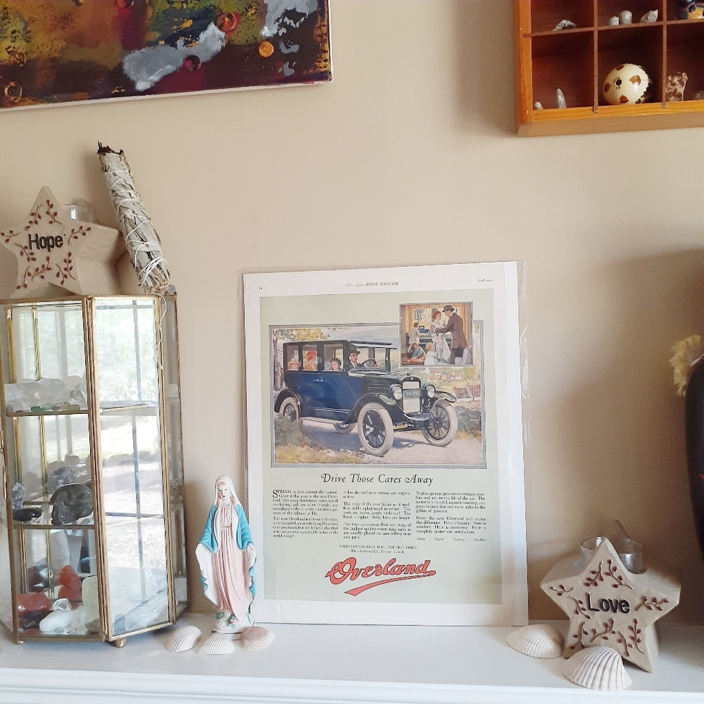VTG '23 Print Ad Ladies Home Journal Overland Auto